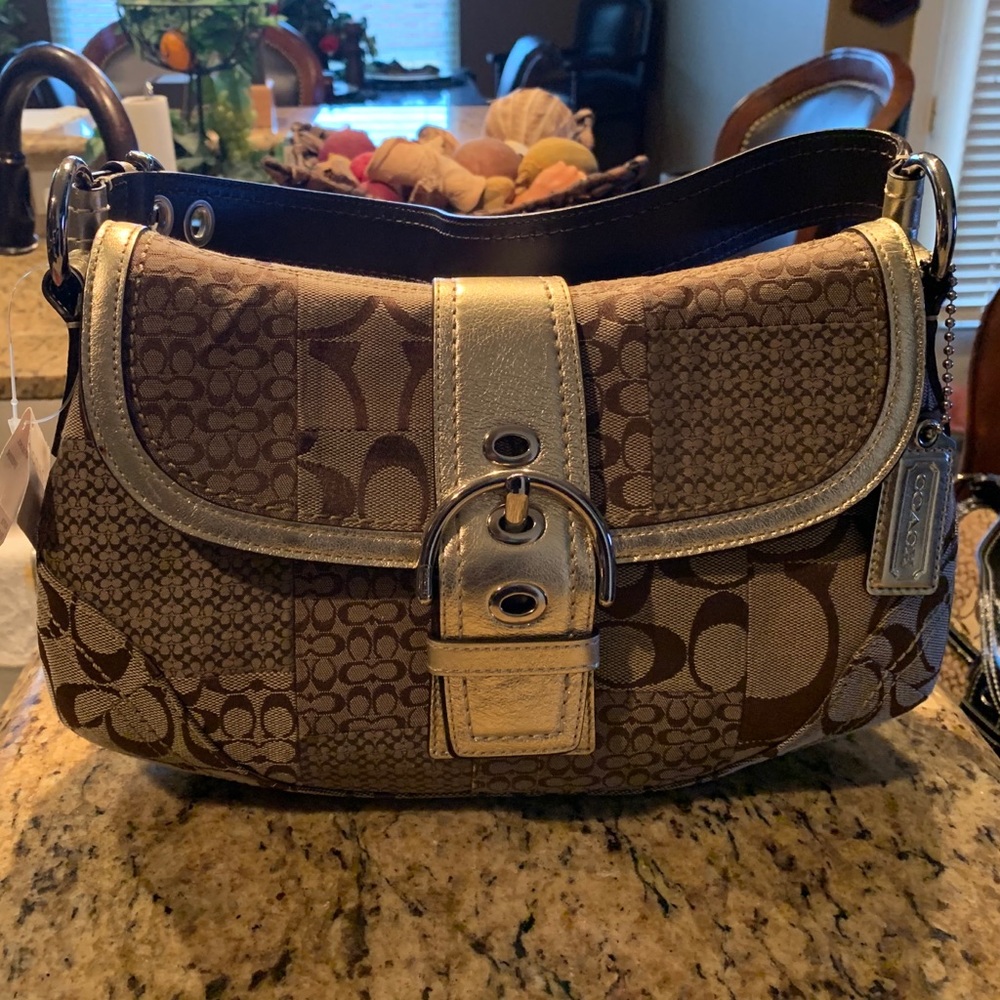 Coach Soho Signature-Gold